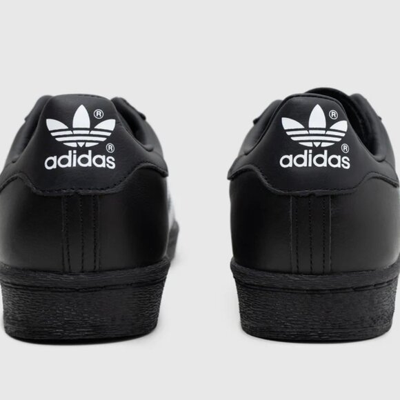 Adidas Superstar II Black & White Unisex Sneakers - Mens Size 10 NEW (JI3538) - Picture 10 of 14